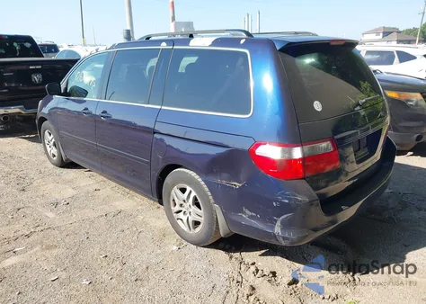 2006 Honda Odyssey Ex-L из США, поврежденный, VIN 5FNRL386X6B112906